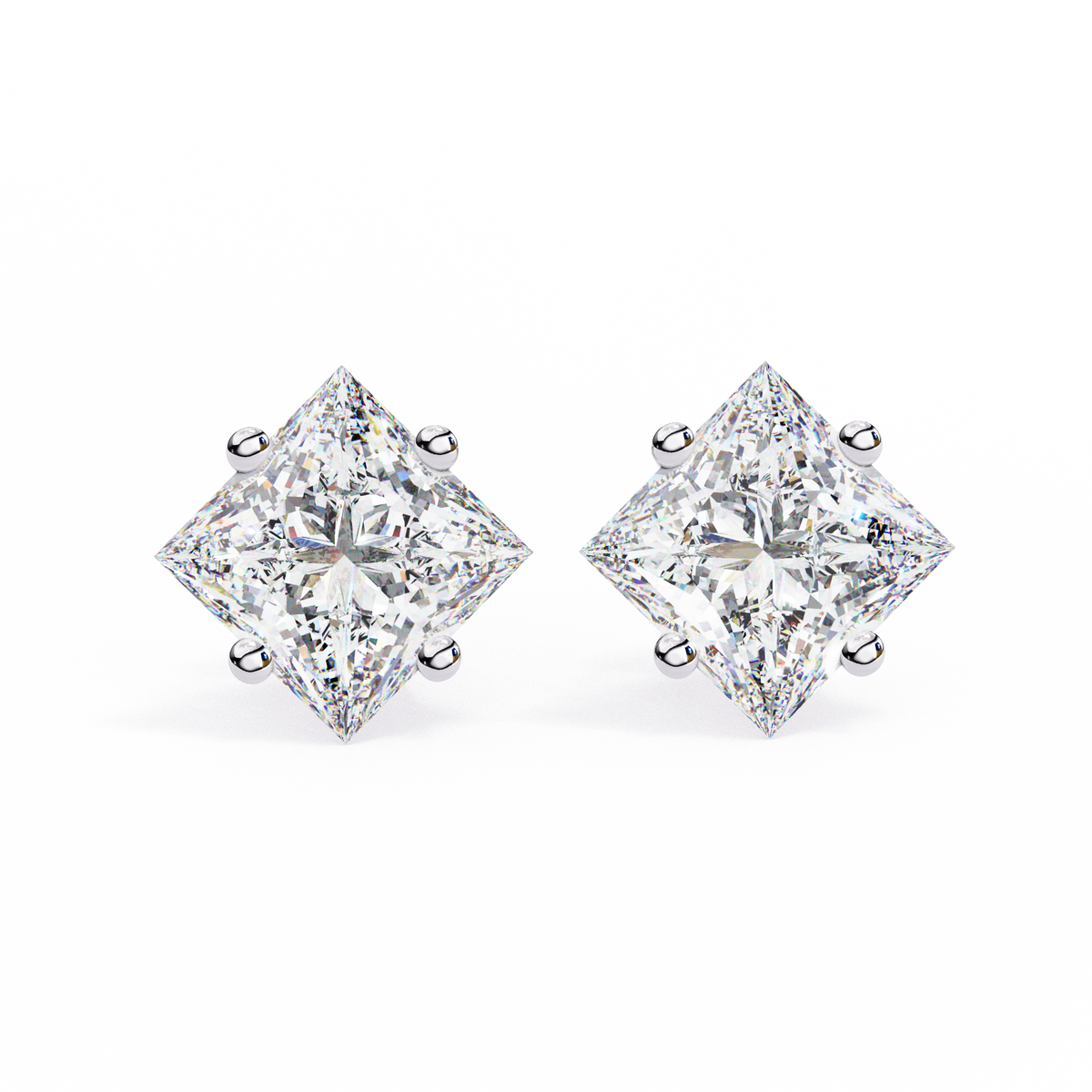 Solitaire Studs Square