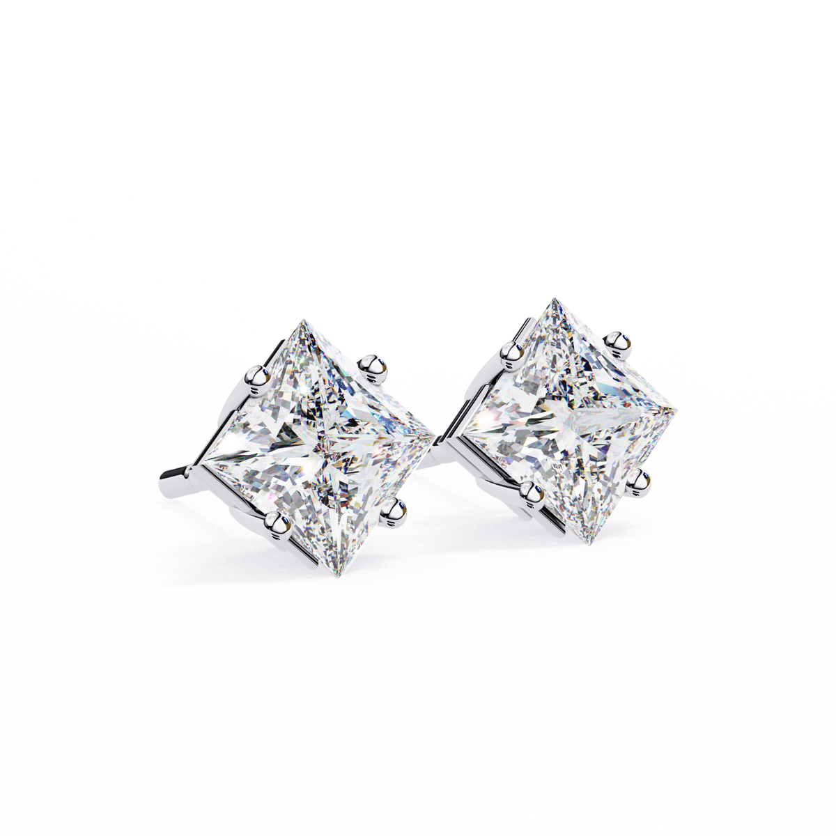 Solitaire Studs Square