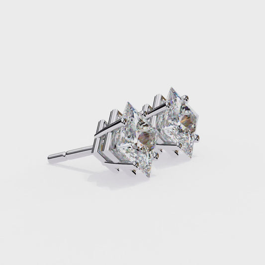 Solitaire Studs Square